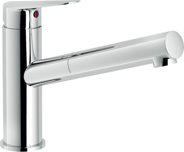 BS101117CR BLUES смеситель для кухни, с вытяжным изливом