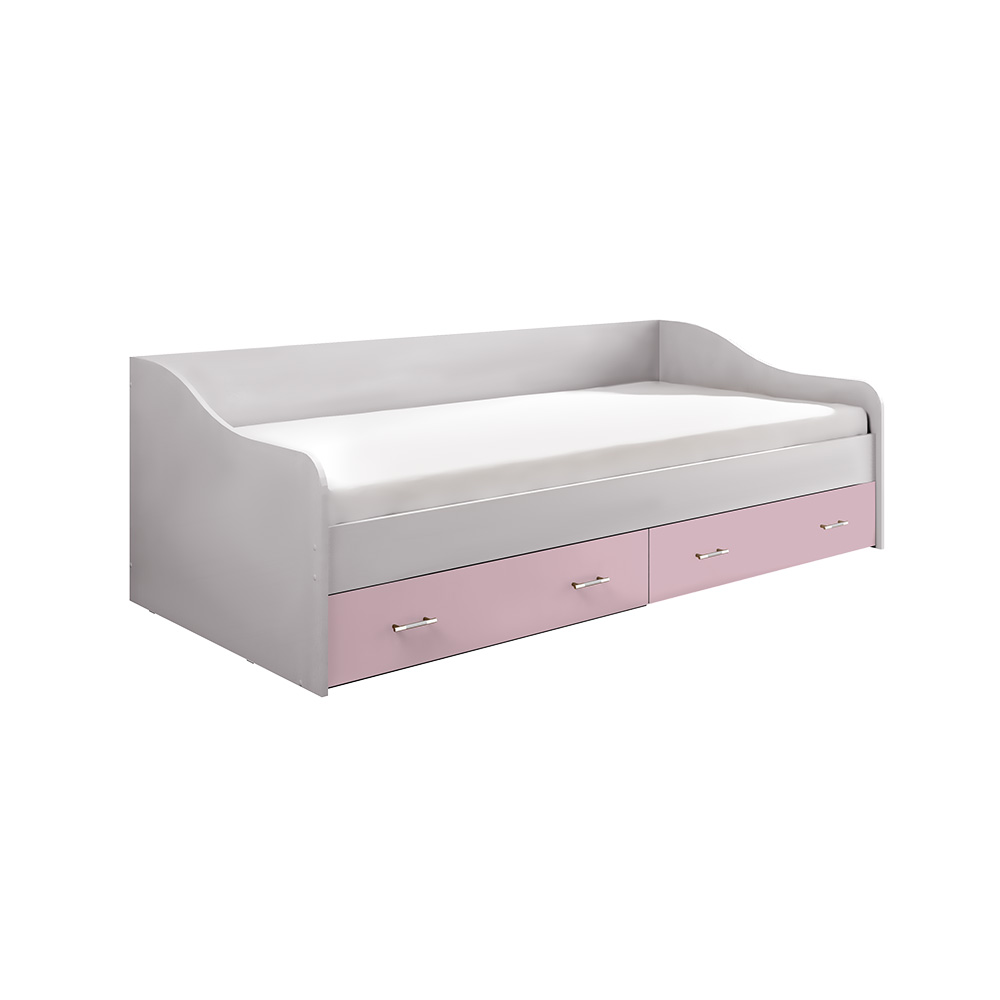 Кровать детская с ящиками FASHION, Белый