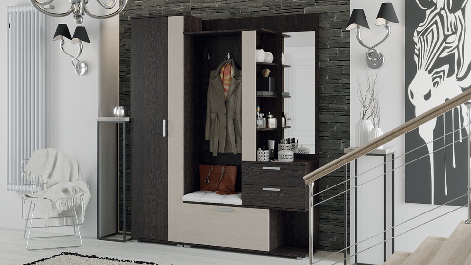 Шкаф платяной Эрика