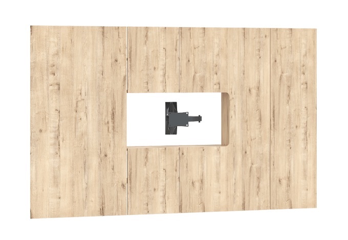 Панно с коробом под ТВ Сканди