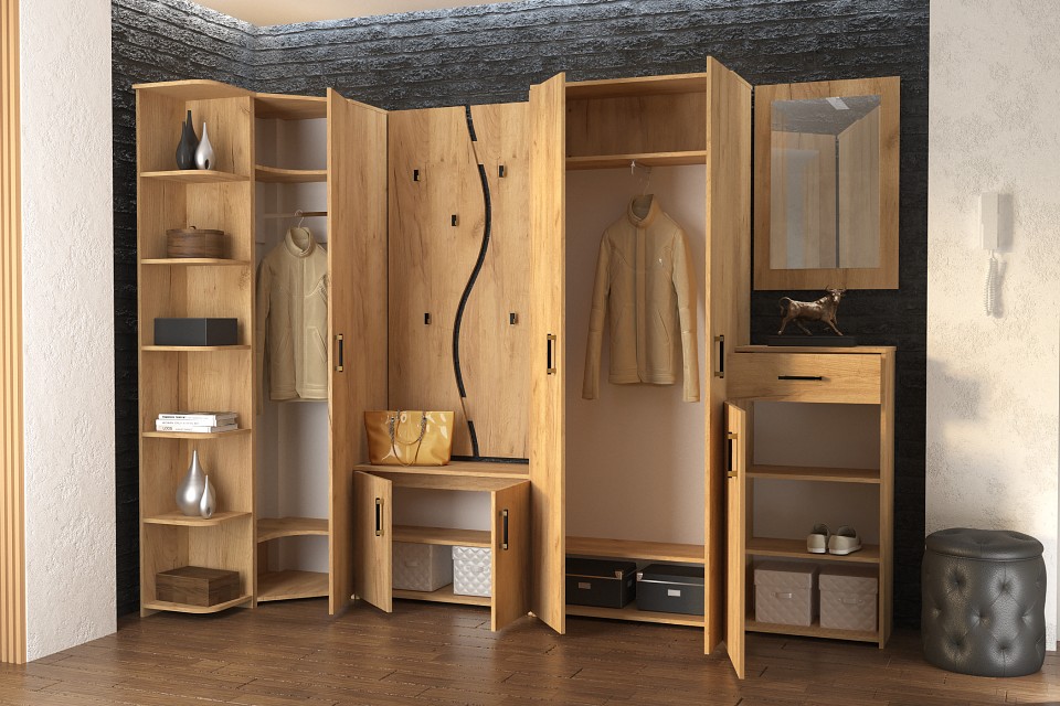 Стенка для прихожей Агата