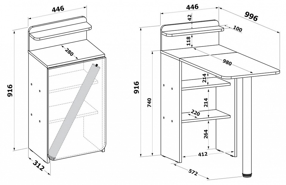 Стол-трансформер СП-19