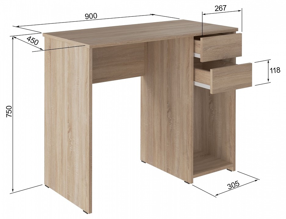Стол письменный СК-03