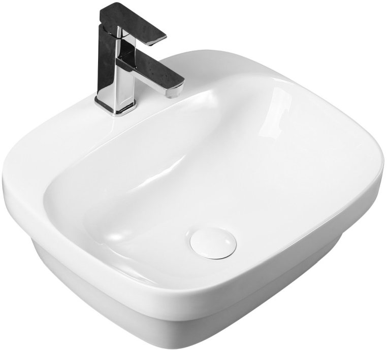 AQ5042-00 АМАДЕО раковина накладная 500*420*150 AQ5042-00 АМАДЕО раковина накладная 500*420*150