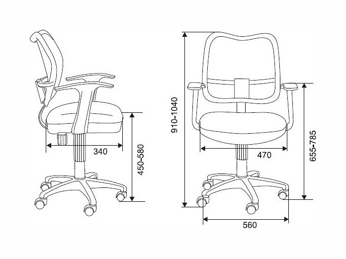 Кресло компьютерное Бюрократ CH-797AXSN черное