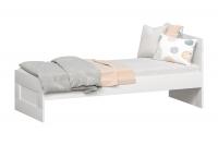 Кровать односпальная Сириус белая