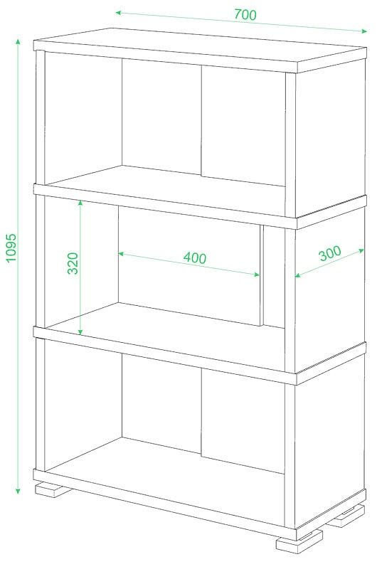 Стеллаж СБ-10/3