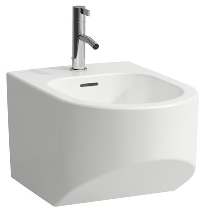 8.3034.1.000.302.1 SONAR Подвесное биде с 1 отверстием для смесителя, без боковых отверстий для подвода воды слева и справа