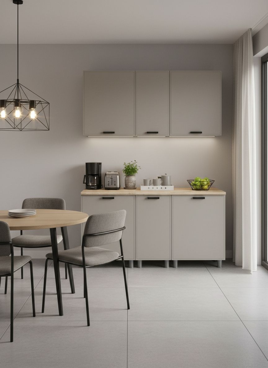 МК Аленушка 1,6м в.3 Магнолия Керамика,скоба черный,сонома