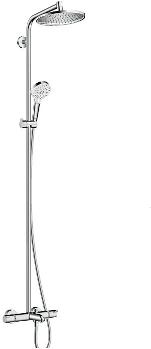27320000 HG Crometta S 240 1jet Showerpipe душевая система 27320000 HG Crometta S 240 1jet Showerpipe душевая система
