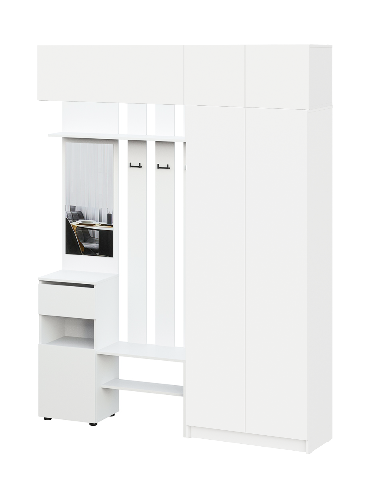 Прихожая Бали, Белый. Комплект 22