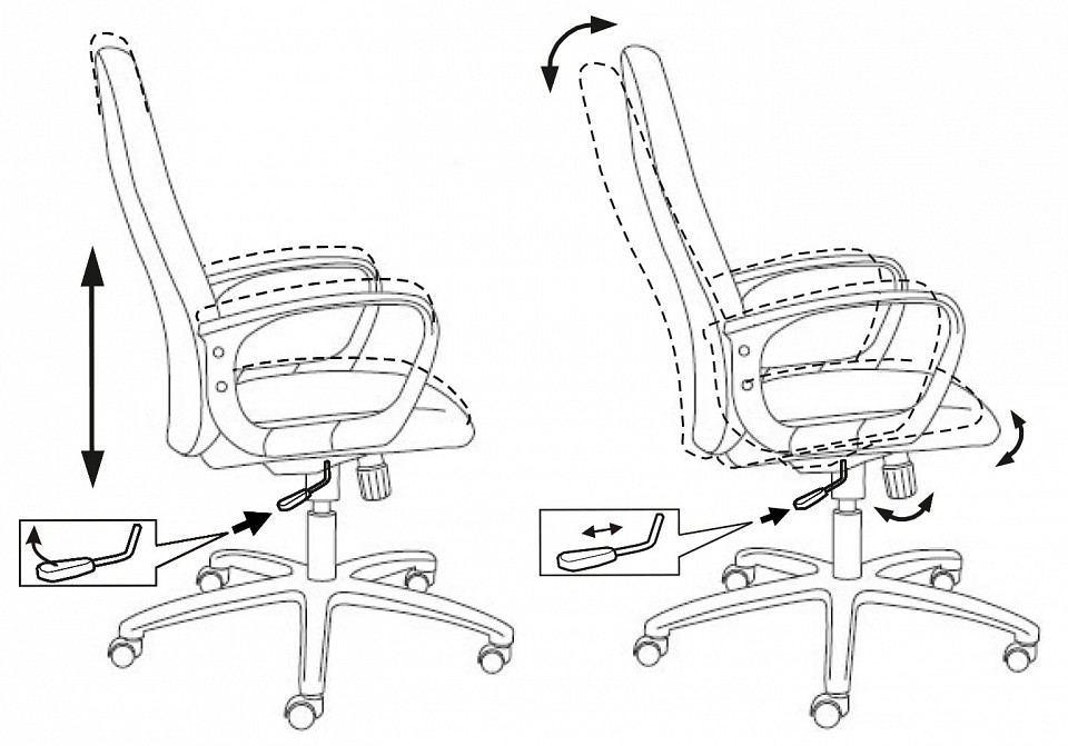 Кресло компьютерное Бюрократ Ch-808AXSN серое Кресло компьютерное Бюрократ Ch-808AXSN серое