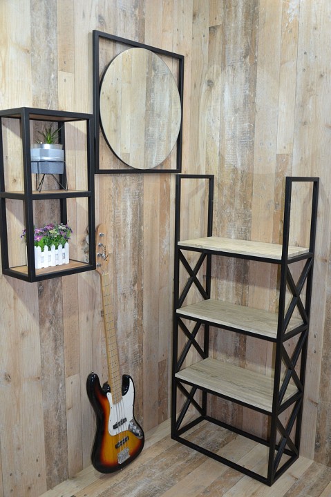 Стеллаж Лофт DQ Form Fir Black