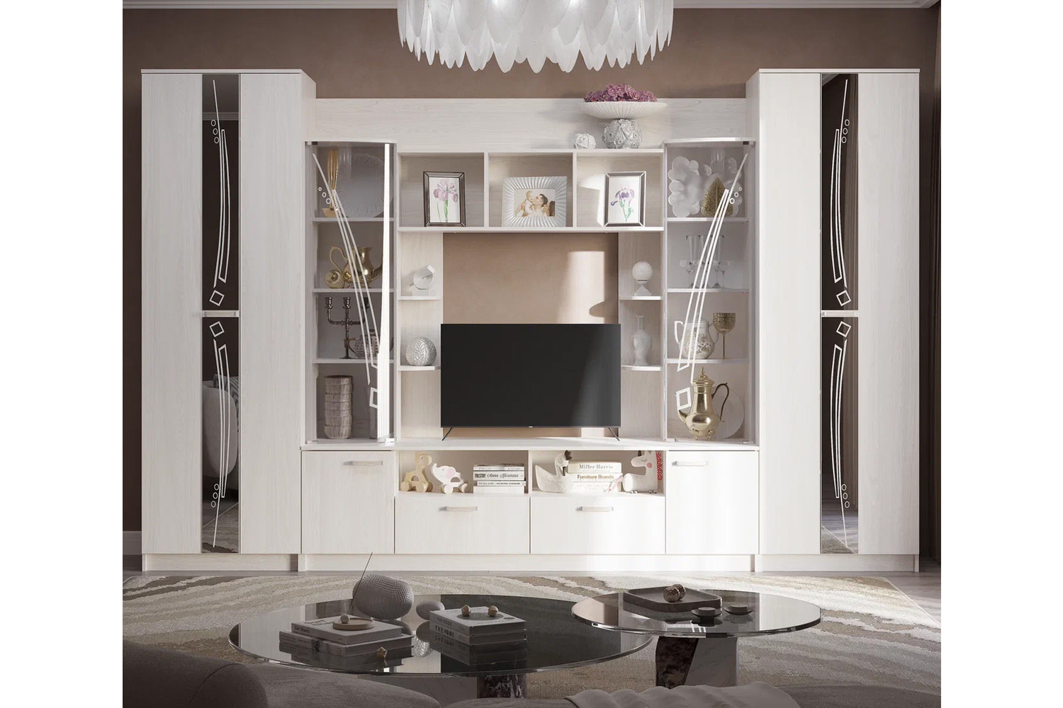 Гостиная "Венеция" Ясень белый