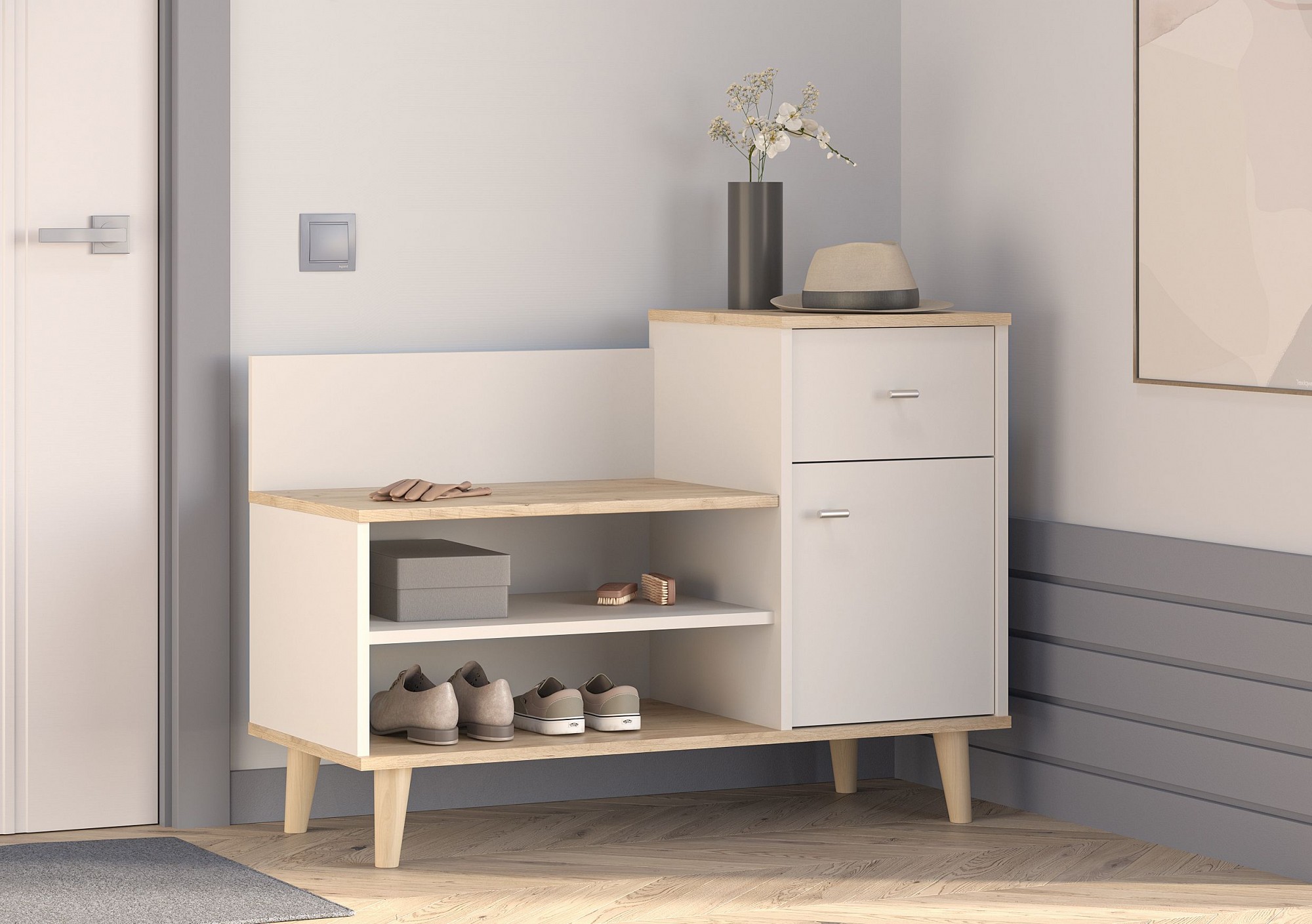 Тумба для обуви Соло 2-4206 Тумба для обуви Соло 2-4206