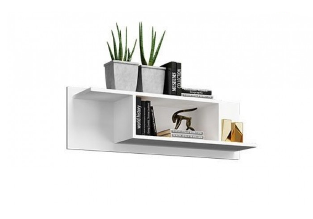 Полка навесная Нэнси New, Белый