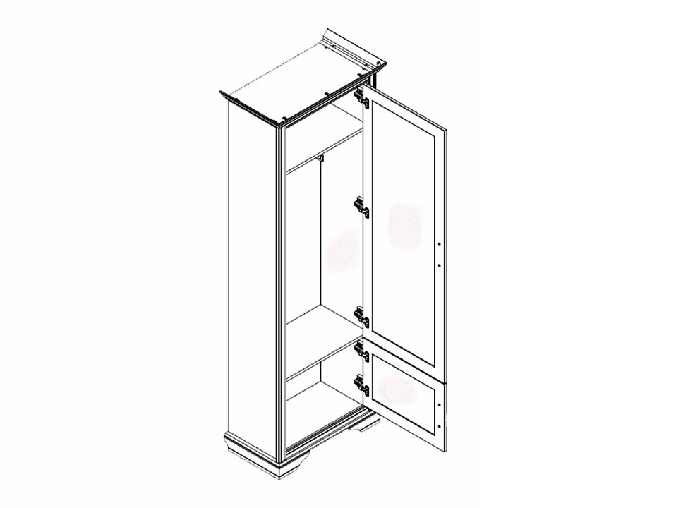 Шкаф платяной Стилиус B169-SZF2D