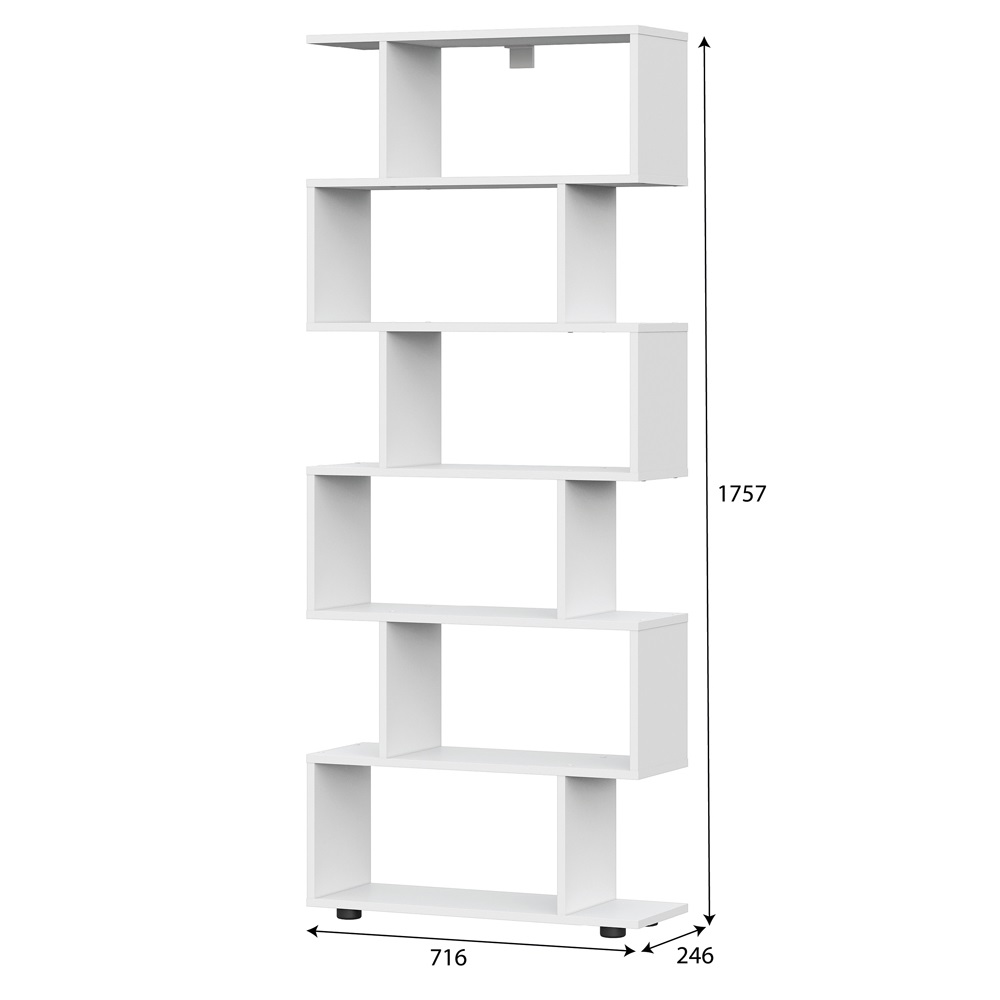 Стеллаж (змейка) Токио, Белый