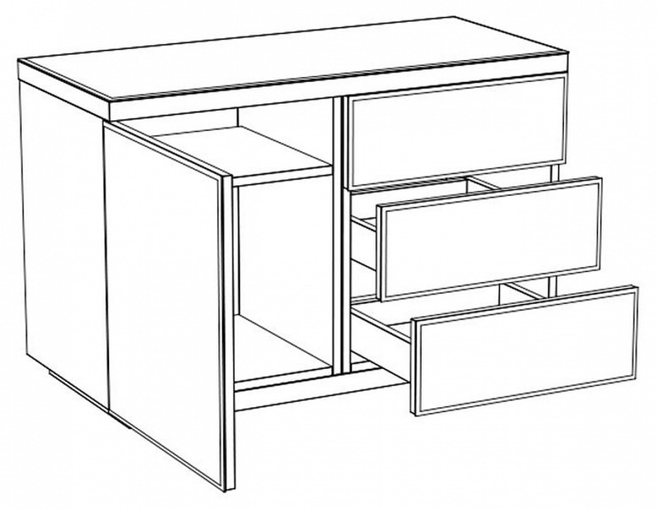 Тумба Kristal bedroom