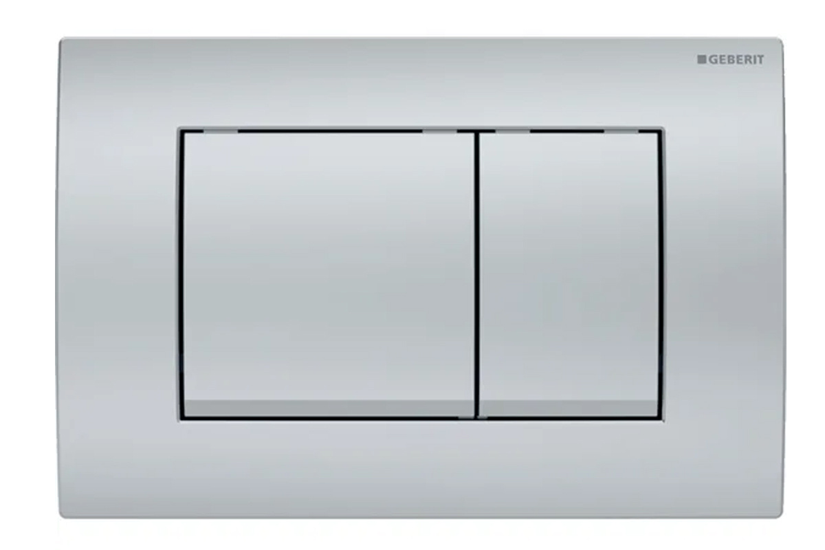 115.137.46.1 Смывная клавиша Geberit Delta30, для двойного смыва: Матовый хром