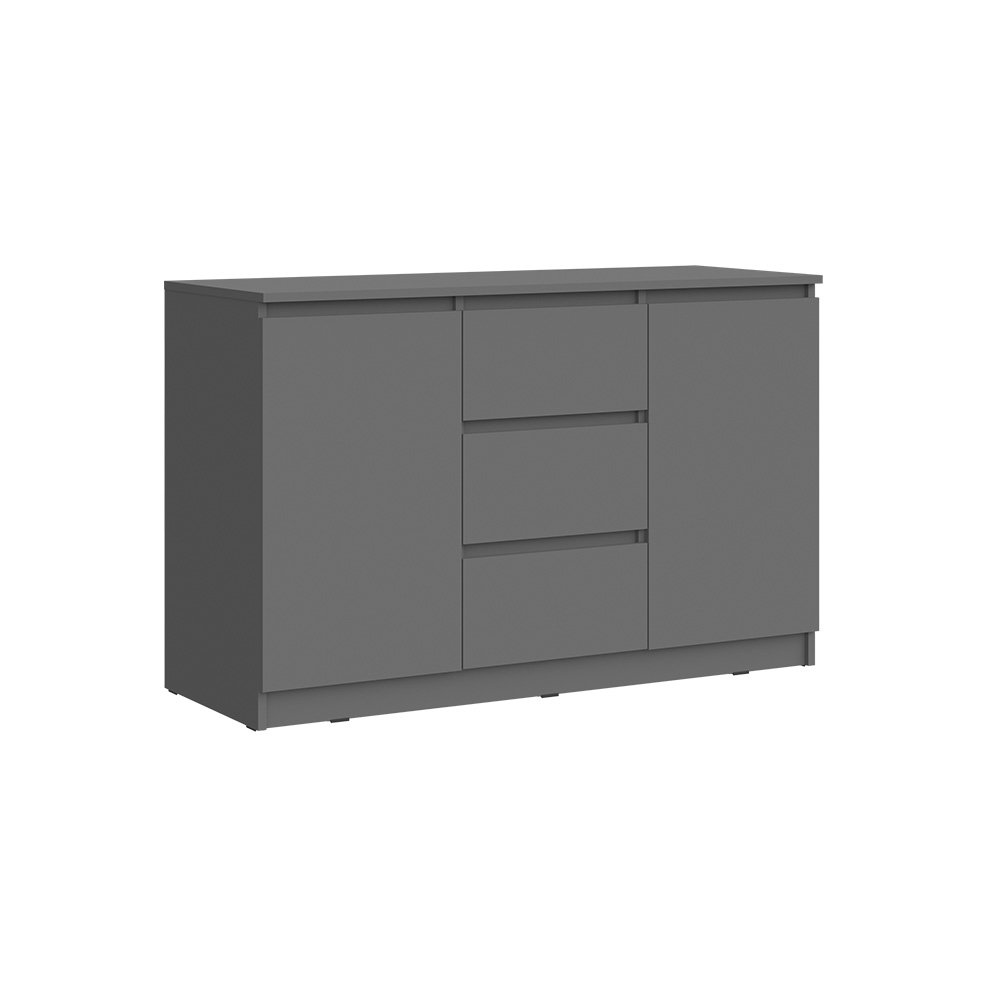 Комод Челси 1200 (2 двери 3 ящика), Графит Комод Челси 1200 (2 двери 3 ящика), Графит