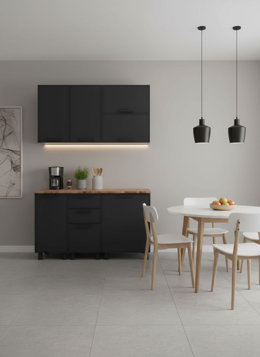 МК Аленушка 1,4м с ящ. Магнолия Сталь,скоба черный,сонома