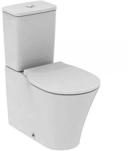 E013701 CONNECT AIR AquaBlade® Напольный пристенный унитаз для монтажа с бачком, горизонтальный выпуск