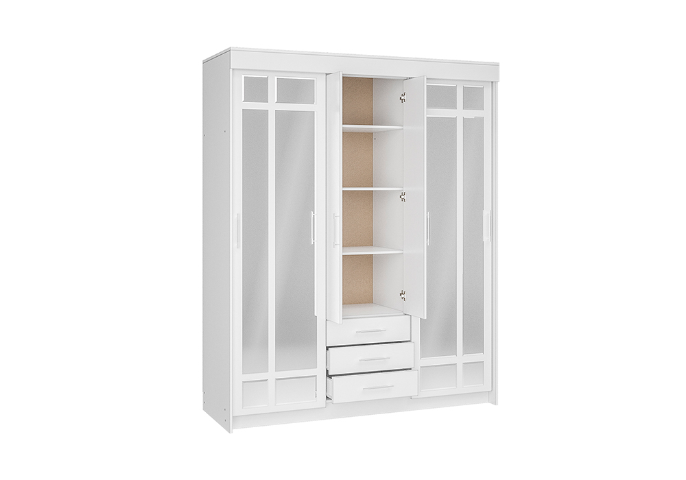 Шкаф-купе Фортуна белый