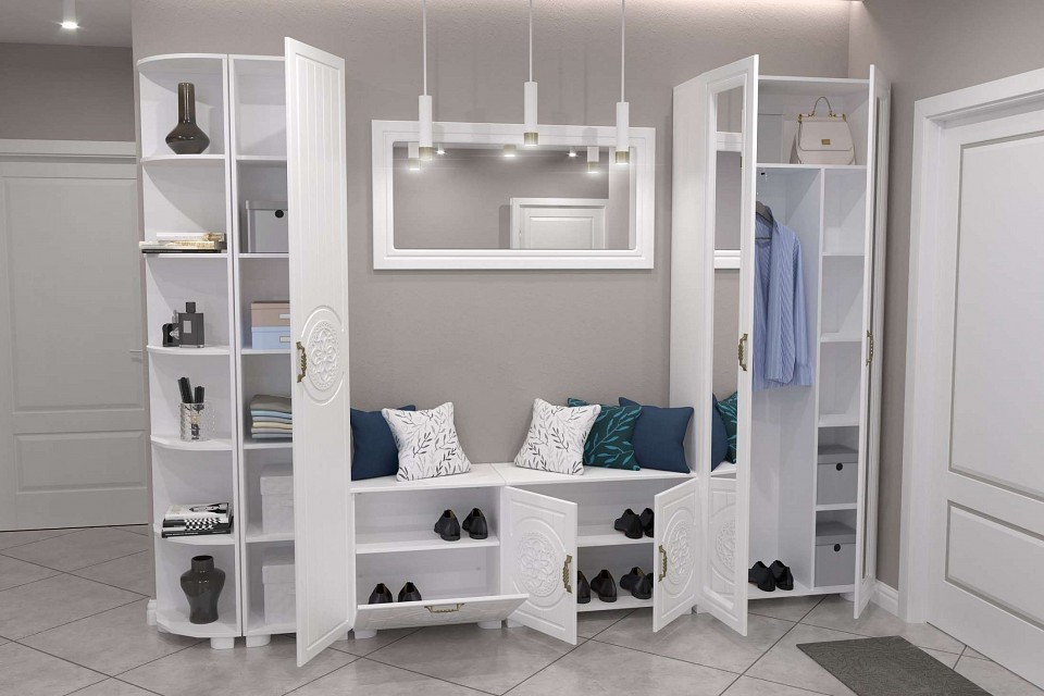 Стенка для прихожей Монблан