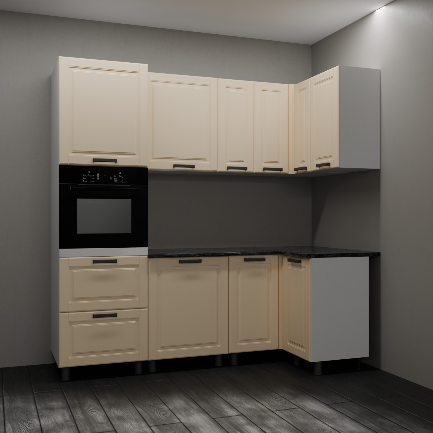 МК Аленушка НД 600 Астра Крем,скоба черный