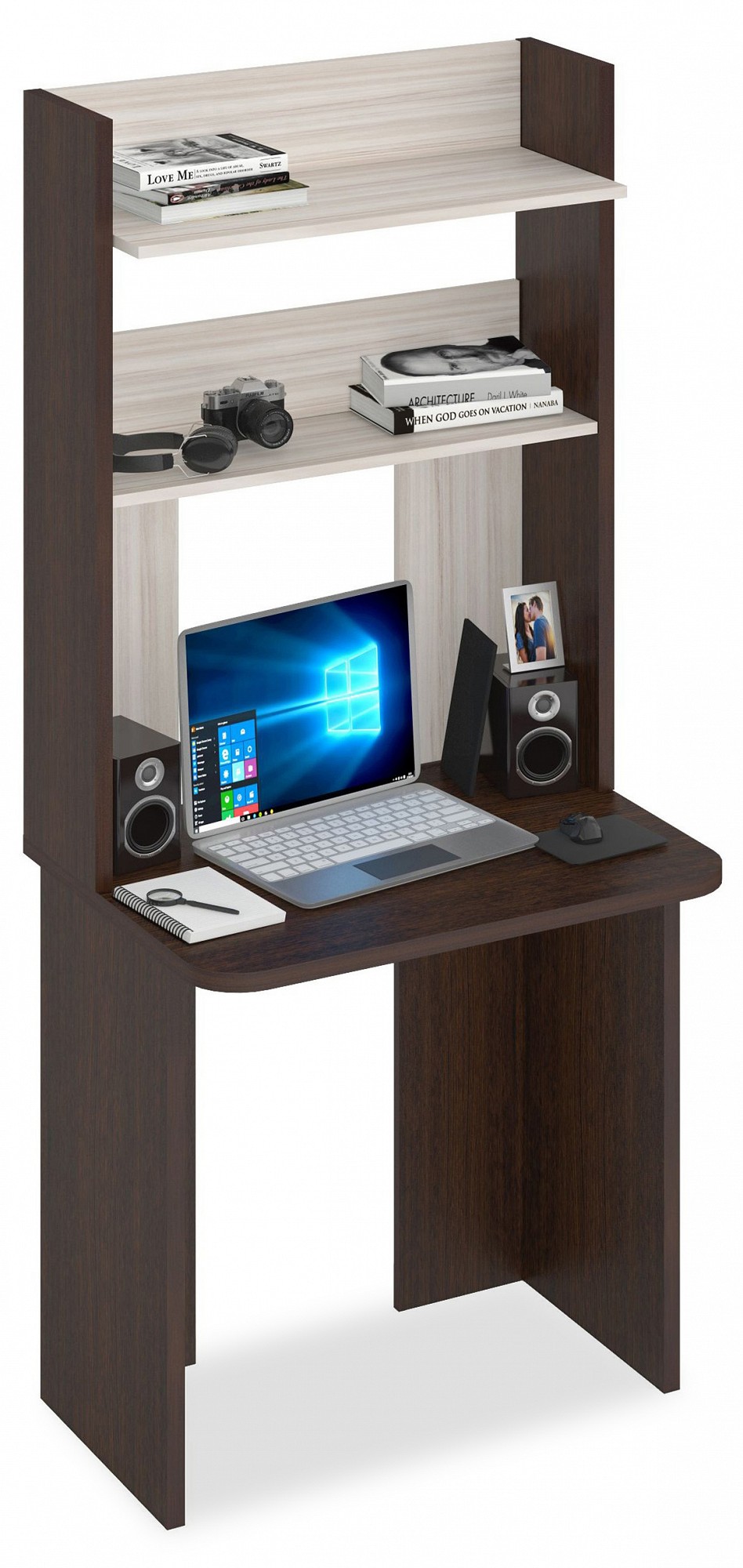 Стол компьютерный Домино Lite СКЛ-Прям80Р+НКЛХ