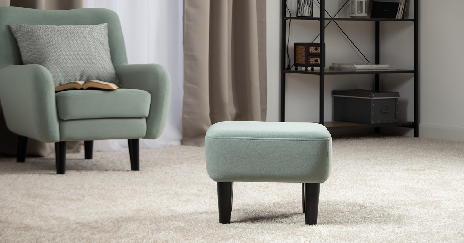 Пуф Дакота Зеленый