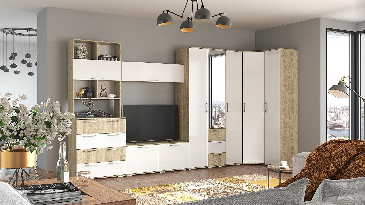 Шкаф платяной Белладжио ШК-14