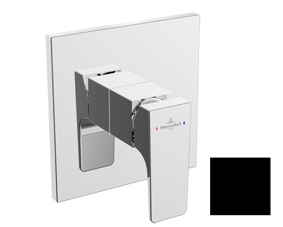 TVS125002000K5 ARCHITECTURA SQUARE Однорычажный смеситель скрытого монтажа, материал: Латунь, Чёрный (ДО ОКОНЧАНИЯ ОСТАТКОВ)