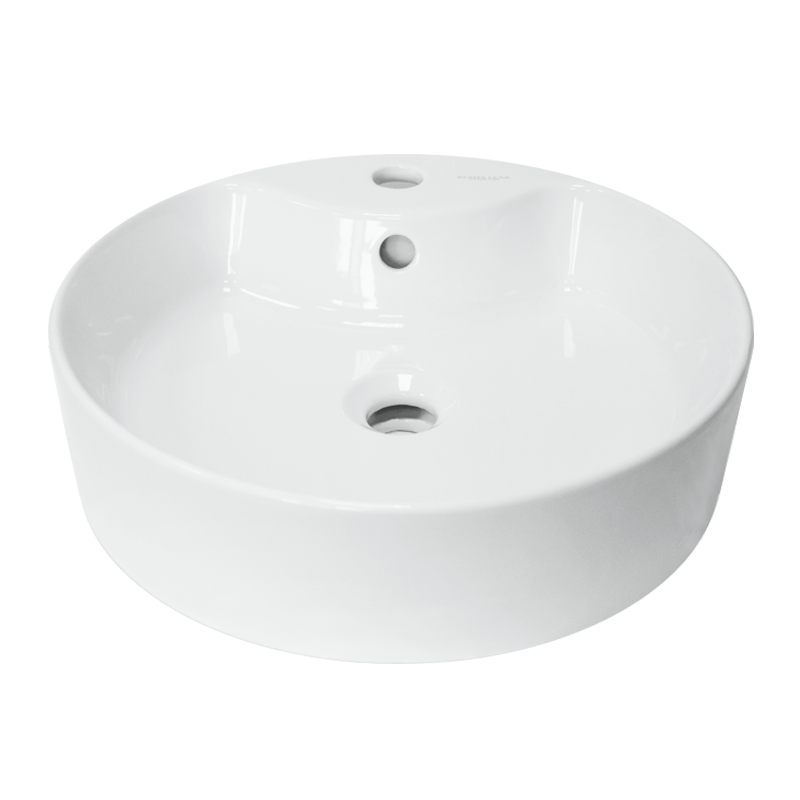 BEST SHELF Умывальник накладной 43 см ВКС Белый S1 (WB.CT/Best/43-C.Shelf/WHT.G/S1)