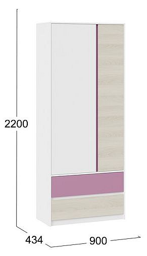 Шкаф платяной Сканди