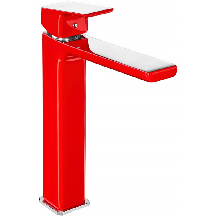 103388002EX TIERA смеситель для раковины 237, красный хром