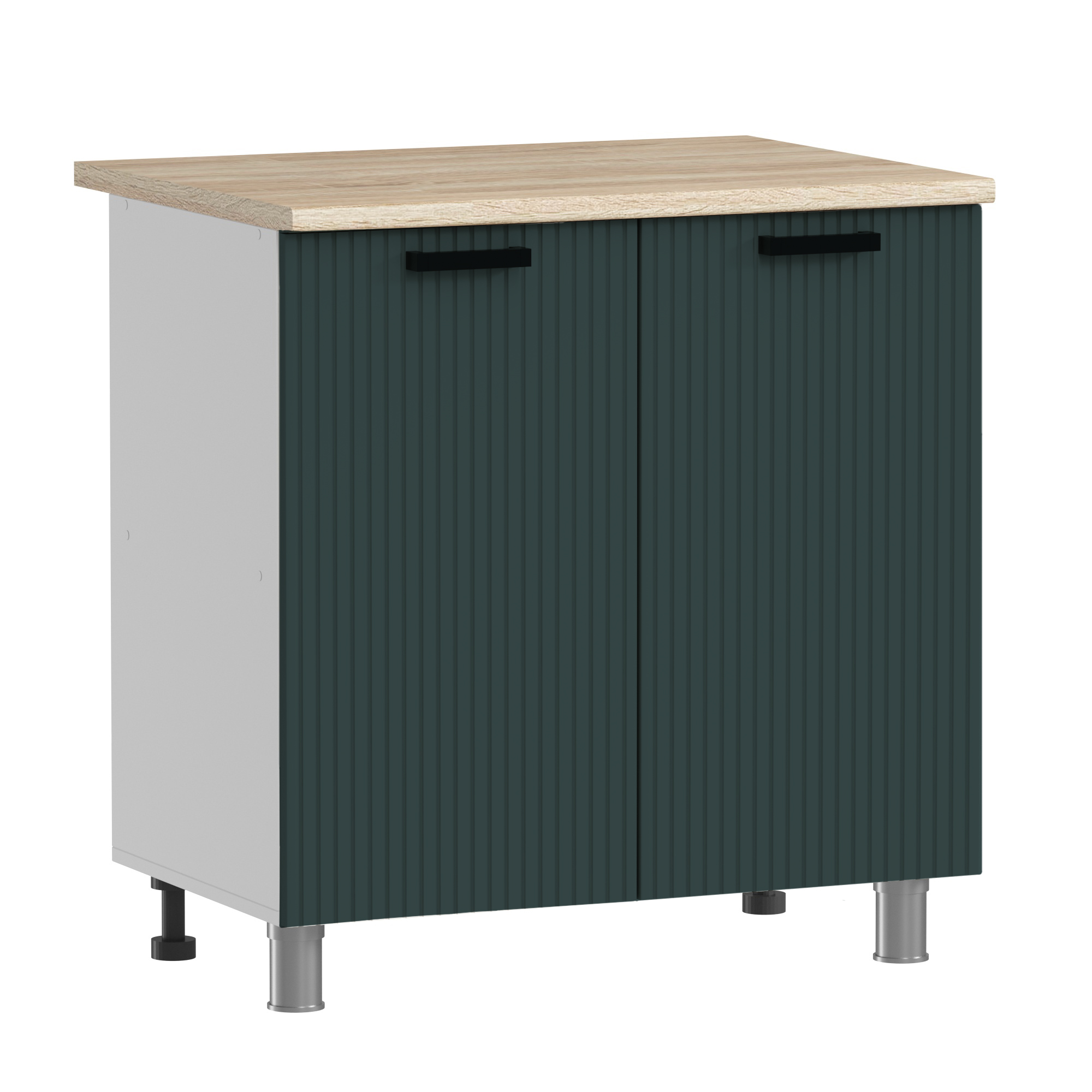 МК Аленушка Н 800 Лотос Изумруд,скоба антрацит (со столешницей)