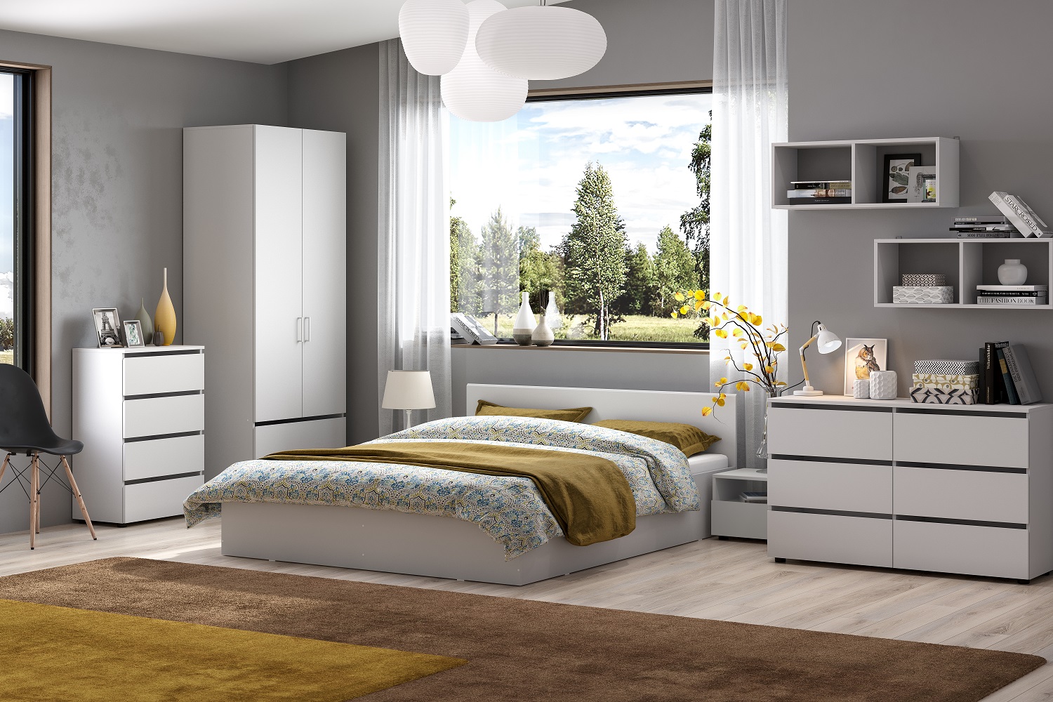 Тумба прикроватная Токио, белый