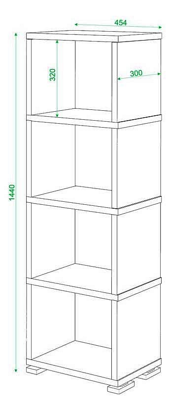 Стеллаж Домино СБ-15/4