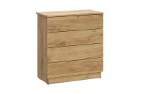 Комод КМ 4 дуб крафт золотой