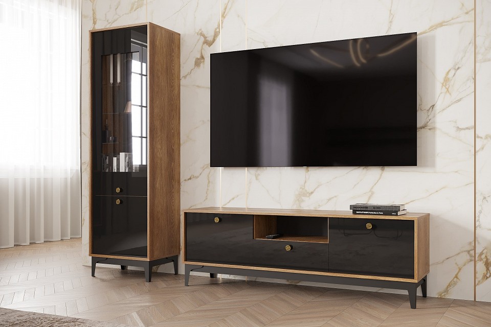 Шкаф-витрина Brass