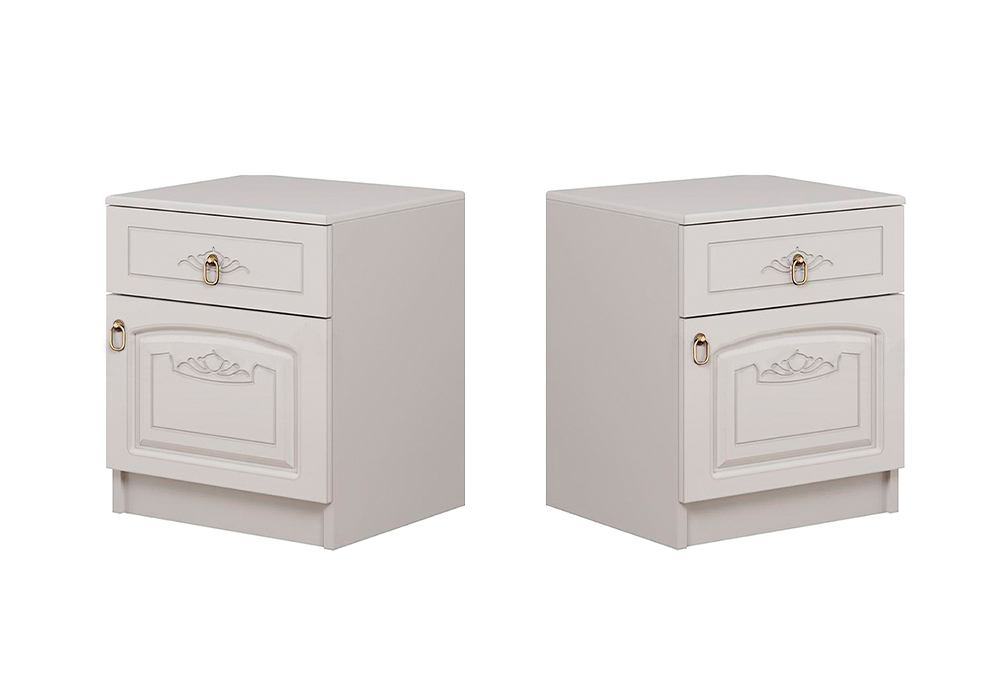 Александрина Тумбы (Белый глянец холодный, белый)