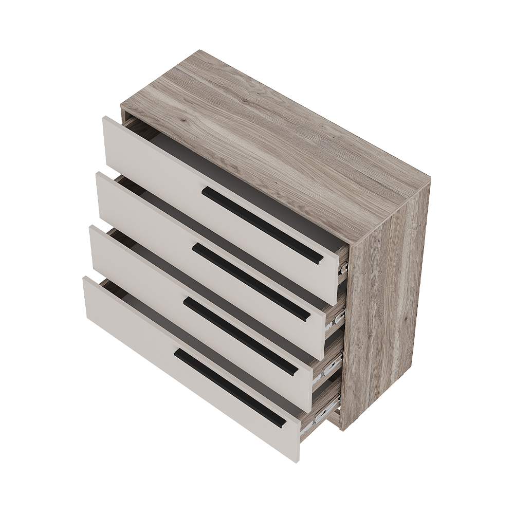 Комод КМ-02, Дуб смоки, Кашемир Комод КМ-02, Дуб смоки, Кашемир