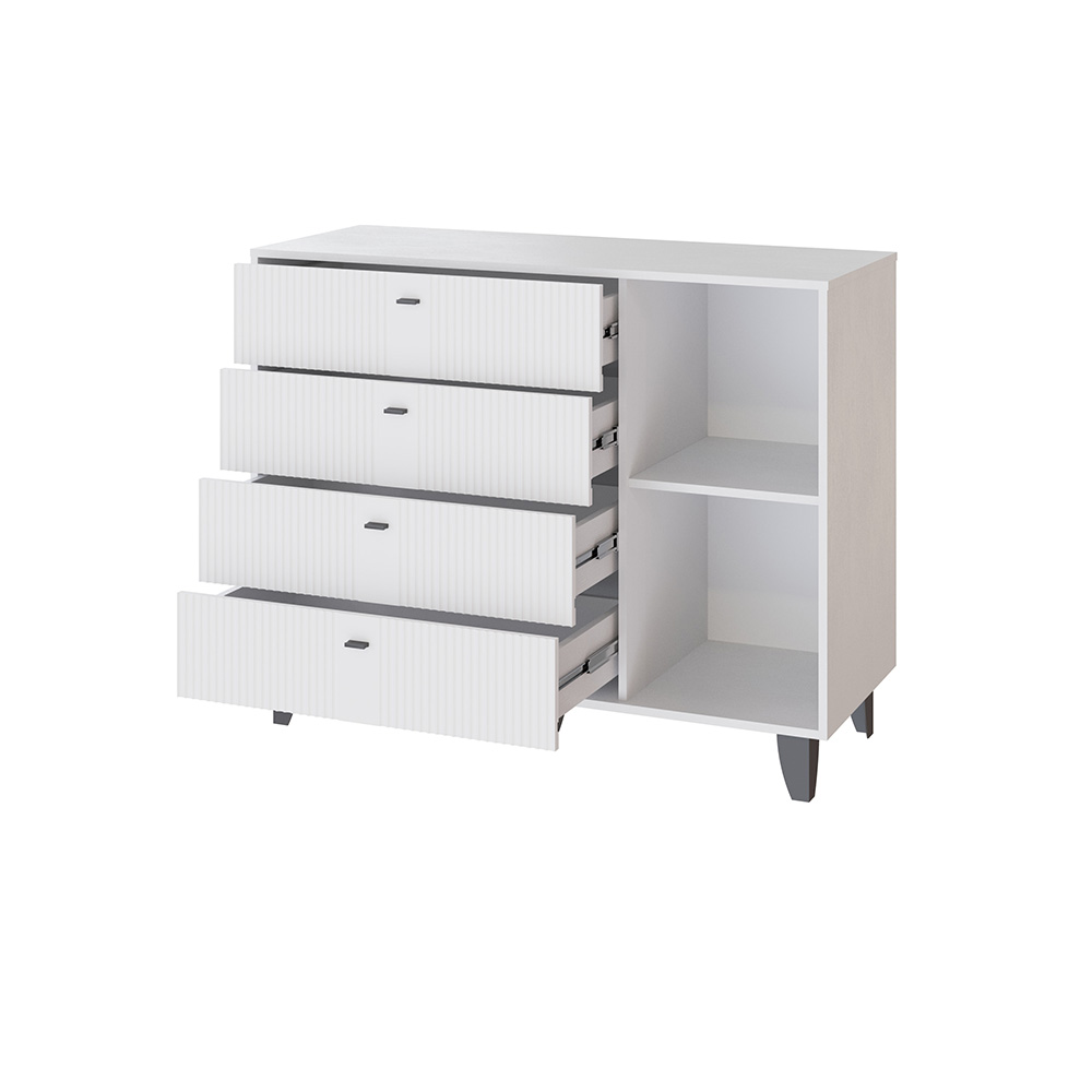 Комод Катрин-13, Белый, Белый снег Комод Катрин-13, Белый, Белый снег