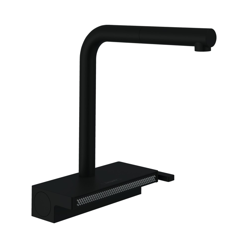 73830670 HG M81 Aquno Select 250 смеситель для кухни с вытяжным душем 2 jet. sBox матовый черный 73830670 HG M81 Aquno Select 250 смеситель для кухни с вытяжным душем 2 jet. sBox матовый черный