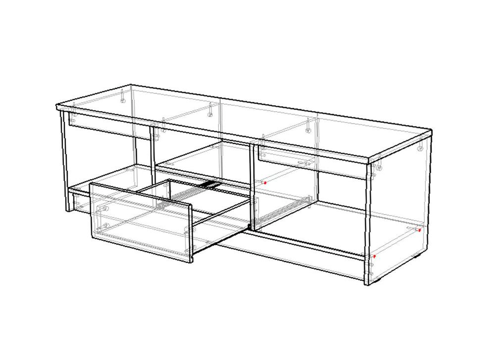 Тумба под ТВ Ларго венге