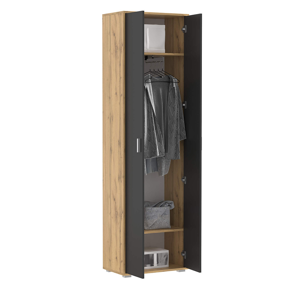 Шкаф Антре 65.07, Диамант серый