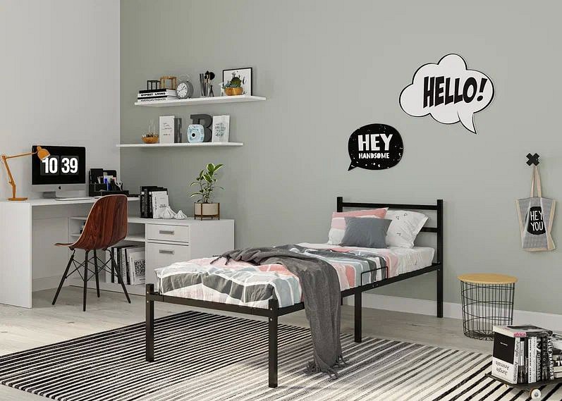 Кровать односпальная Элимет 2000x900