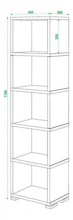 Стеллаж Домино СБ-15/5